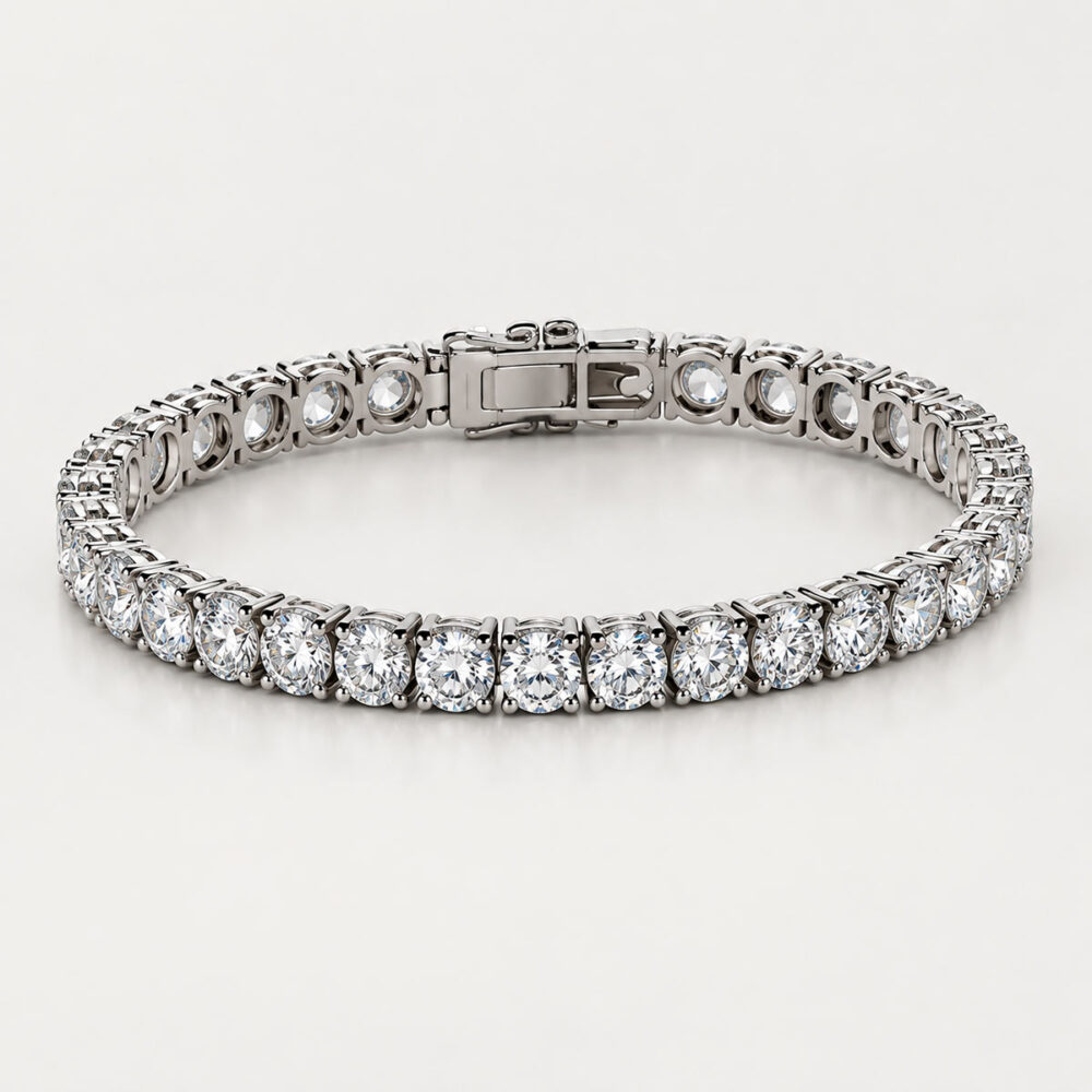 Classic Round Brilliant Tennis Bracelet
