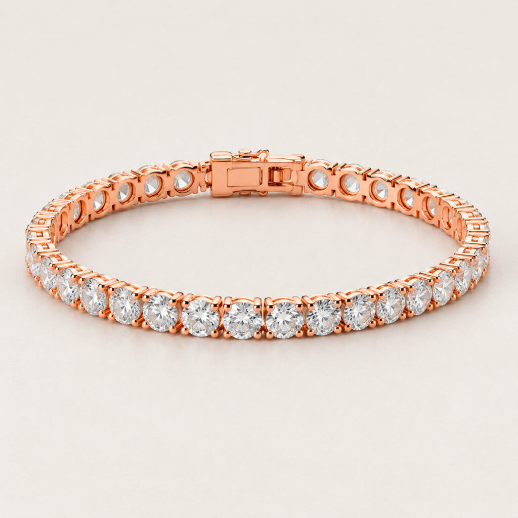 Rose Gold Tennis Bracelet