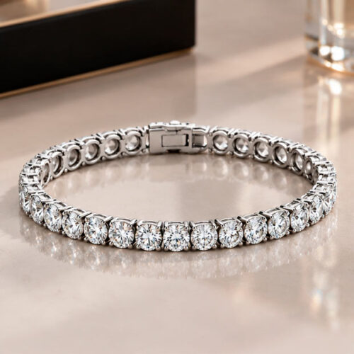 Platinum Tennis Bracelet