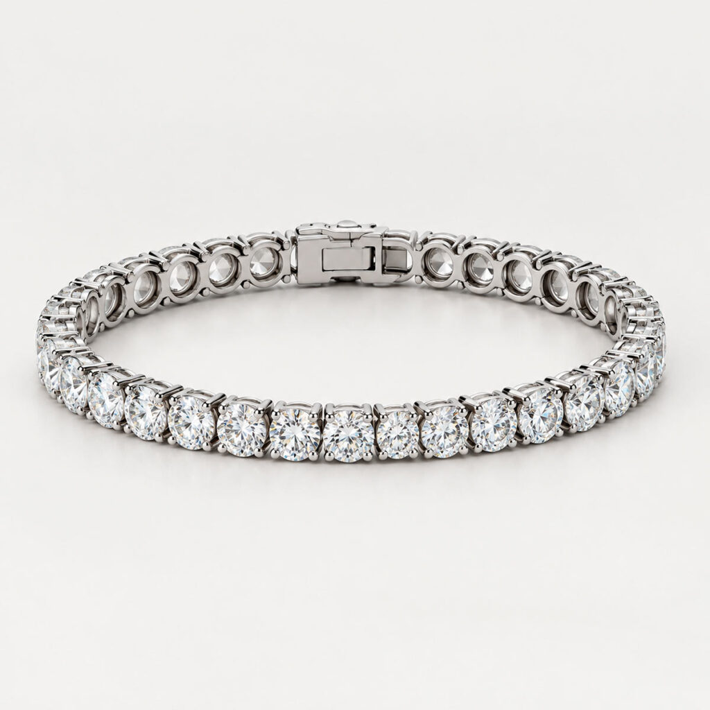 Platinum Tennis Bracelet