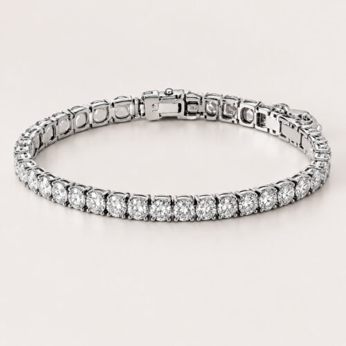 Large Stone Tennis Bracelet