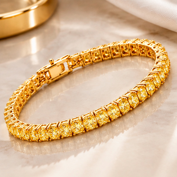 RINA Sunshine Tennis Bracelet