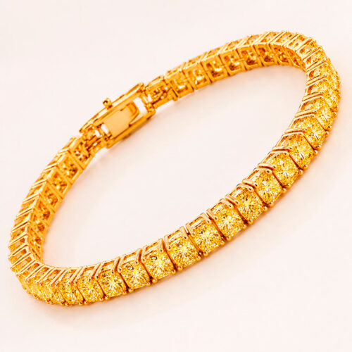 RINA Sunshine Tennis Bracelet
