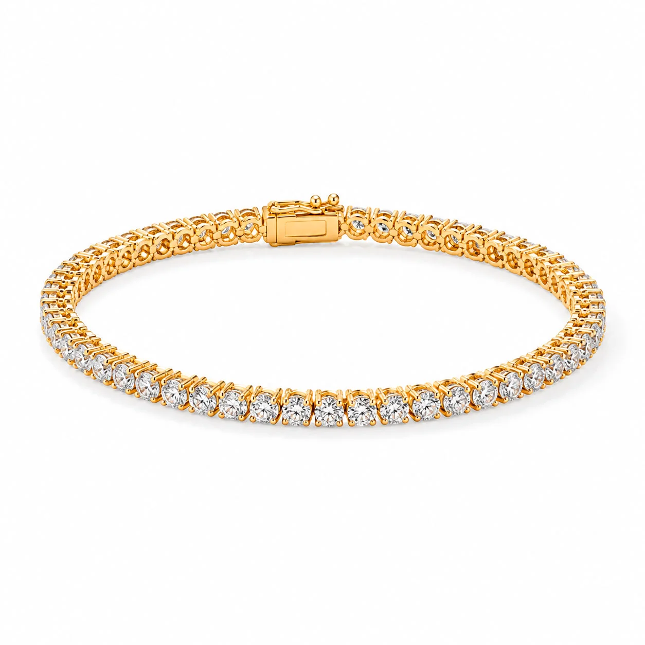Crown Tennis Bracelet